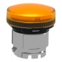 Глава за сигнална лампа 22 mm, жълта, за крушка BA9s, Harmony XB4 Schneider Electric ZB4BV05