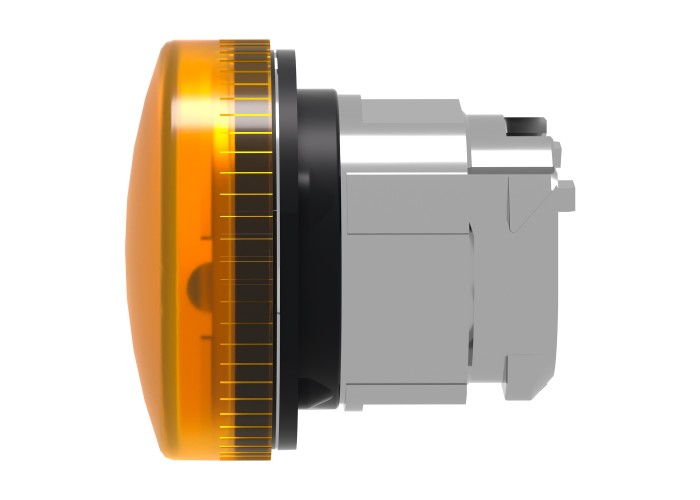 Глава за сигнална лампа 22 mm, жълта, за крушка BA9s, Harmony XB4 Schneider Electric ZB4BV05