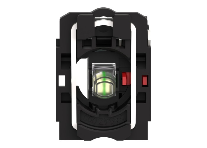 Тяло за светещ бутон 24 V, LED, Harmony XB5, Schneider Electric ZB5AW0B12