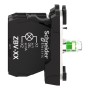 Тяло за светещ бутон 24 V, LED, Harmony XB5, Schneider Electric ZB5AW0B12