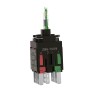 Schneider Electric ZB6ZB35B - Harmony XB6 - Зелен светлинен блок за бутон XB6, с монт. скоба, LED, 12...24V, 1NO + 1NC