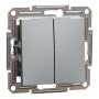 Двоен девиаторен ключ, 10AX, безвинтово свързване, стом, Asfora, Schneider Electric EPH0600162