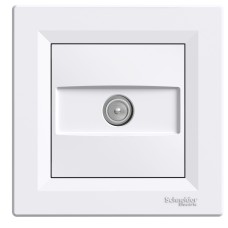 Schneider Electric EPH3200321 - Asfora - TV розетка - 8dB - бял