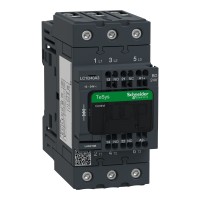 Контактор, TeSys Deca, 3P(3 NO), AC-3/AC-3e, 0 to 440V, 40A, 24VDC бобина, пружинни клеми, TeSys D, Schneider Electric LC1D40A3BD