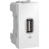 Disabled Schneider Electric MGU3.429.18 - Unica - USB data connector - 1 модул - бял