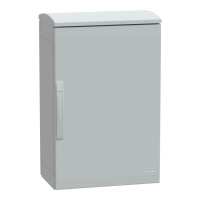 Schneider Electric NSYPLAT753G - Thalassa PLA - Табло за стоящ монтаж, полиестер PLAT отворен капак с козирка 750x500x320 IP44