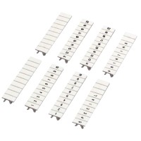 Schneider Electric NSYTRAB560 - Linergy TR terminals blocks - Маркировка, 5mm, 10 знака 51 до 60, принтирани хоризонтално, бял