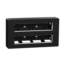 Панел 2 реда x 10 модула за открит монтаж, антрацит, антибакт., New Unica, Schneider Electric NU121054