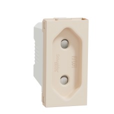 Контакт европейски стандарт 2P 10A, 1 модул, New Unica, Schneider Electric NU303144