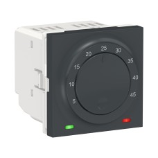 Подов термостат 8А, антрацит, New Unica, Schneider Electric NU350354