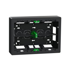 Конзола за открит монтаж 2х8 модула, антрацит, New Unica, Schneider Electric NU821854