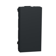Капак за празен модул, 1 мод., антрацит, New Unica, Schneider Electric NU986554