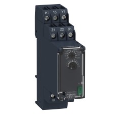 Schneider Electric RE22R1CMR - Harmony Timer Relays Реле за време, изключване със закъснение, 0.05s…300h - 24…240V AC/DC - 1C/O