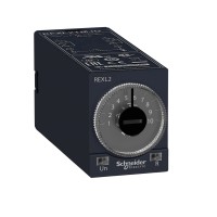 Schneider Electric REXL2TMP7 - Harmony Timer Relays - Таймер, закъснение при включване, 5A, 2CO, 0.1s...100h, 230V AC