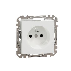 Контакт Френски стандарт, бял, Schneider Electric SDD111012 Sedna Design & Elements