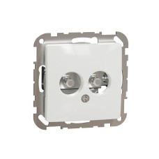 Контакт за заземяване, бял, Schneider Electric SDD111061 Sedna Design & Elements