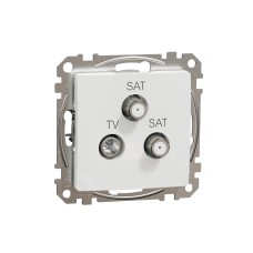 TV/SAT/ SAT розетка 4db, Sedna, бяла, Schneider Electric SDD111481S Sedna Design & Elements