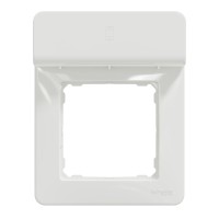 Декоративна рамка, единична с поставка за мобилно у-во, бял, Schneider Electric SDD311809 Sedna Design & Elements