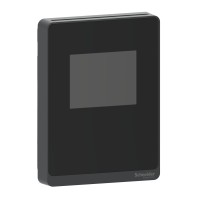 Schneider Electric SLPBTXX - Analog Sensors - SpaceLogic SLP Series Температурен сензор, Цветен сензорен дисплей, BACnet MSTP/Modbus изходи, Оптимално черно покритие