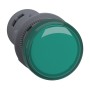 Сигнална лампа за машини, зелена, Ø22, LED, 220 V DC, Easy Harmony XA2 Schneider Electric XA2EVMD3LC