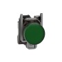 Сигнална лампа метална, зелена, 22 мм, вграден LED, 24 V AC/DC, Harmony XB4 Schneider Electric XB4BVB3