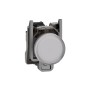 Сигнална лампа метална, бяла, 22 мм, вграден LED, 230...240 VAC, Harmony XB4 Schneider Electric XB4BVM1