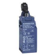 Краен изключвател XC Standard, XCKN, бутало с ролков лост . Ver, 1NC+1 NO, snap, M20, Telemecanique XCKN2127P20 - OsiSense XC Standard