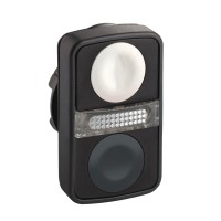 Schneider Electric ZB5AW7A1720 - Harmony XB5 - Метална глава за сдвоен бутон с индикато