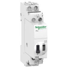 Schneider Electric A9C33811 - Acti 9 iTL - Импулсно реле iTLc - 1P - 1NO - 16A - бобина 230...240 VAC 50/60Hz-