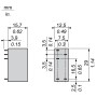 Schneider Electric RSB1A120BD - Harmony Electromechanical Relays - Интерфейсно реле с основа, 1 C/O, 12А, 24 Vdc