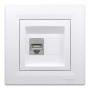 Schneider Electric EPH5000121 - Asfora - Розетка за данни - RJ45 cat.5 STP, бял