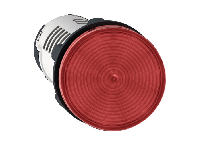 Сигнална лампа, пластмаса, червена, 22 мм, интегриран LED, 230...240 V AC, Harmony XB7 Schneider Electric XB7EV04MP