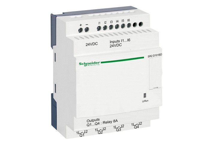 Schneider Electric SR2D101BD - Zelio Logic - Реле BL 10 I-O 24 VDC WC