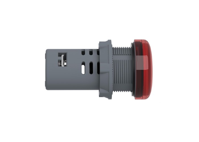 Сигнална лампа за машини, пластмаса, червен, Ø22, вграден LED, винтови клеми, 220 V DC, Easy Harmony XA2 Schneider Electric XA2EVMD4LC