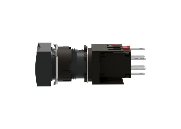 Светещ бутон, Harmony XB6, Schneider Electric XB6DW4B2B