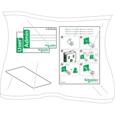 Schneider Electric EVP1BNS - EVlink eWallbox AC Evlink - RFID значки