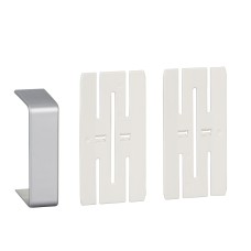 Schneider Electric ISM10356 - OptiLine 45 - Капак за сглобка със съединяващи елементи 75 x 55 алуминий