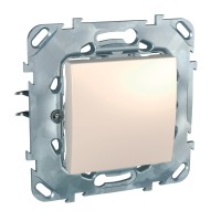 Disabled Schneider Electric MGU50.201.25Z - Unica - Еднополюсен ключ слонова кост двумодулен (механизъм)