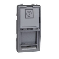 Disabled Schneider Electric MGU9.461.30 - Unica - Капак за конектор RJ 45 алуминий едномод