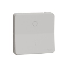 Двуполюсен ключ, бял, Mureva Styl, Schneider Electric MUR39033