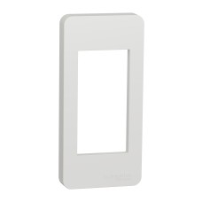 Декоративна рамка 1 модул, бяла, New Unica, Schneider Electric NU200118