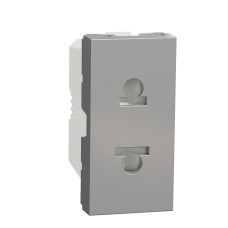 Контакт евроамерикански стандарт, 1 модул, New Unica, Schneider Electric NU302130
