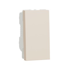 Еднополюсен ключ, 16А 1 модул, бежов, New Unica, Schneider Electric NU316144