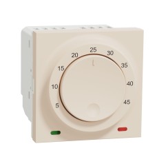 Стаен термостат 8А, бежов, New Unica, Schneider Electric NU350144