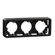 Конзола за открит монтаж Unica Pro, антрацит, 6 модула, New Unica, Schneider Electric NU840654