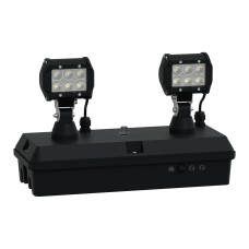 Exiway Smartduo Аварийно осветление, Exiway Smartduo, Dicube, 1h, 2x1200lm, непостоянно поддържано светене, черен, Schneider Electric OVA48060