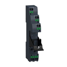 Schneider Electric RSZE05P - Harmony Electromechanical Relays - Harmony, Push-in гнездо със скоба, за RSB1A релета, 12 A, Push-in клеми, отделен контакт
