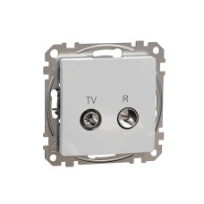 TV/R розетка междинна (конектор),10db, Sedna, алуминий, Schneider Electric SDD113478R Sedna Design & Elements