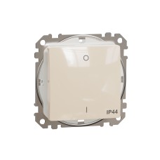 Двуполюсен ключ 10AX, крем, Schneider Electric SDD212102 Sedna Design & Elements