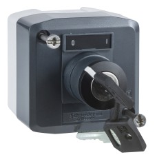 Schneider Electric XALD144 - Harmony XALD, XALK - Контролна станция, селектор със секретен ключ 1NO